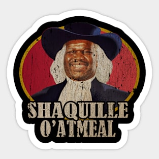 Retro Shaquille O'atmeal Sticker
